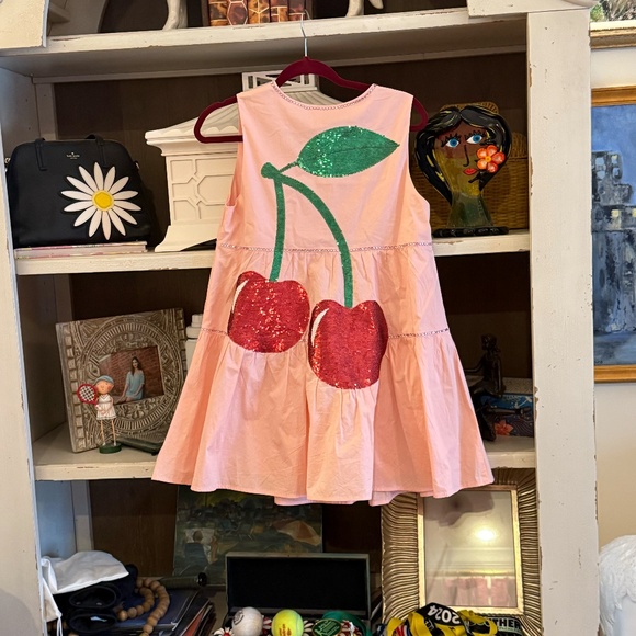 Queen of Sparkles XS sequin cherry tiered dress - Picture 4 of 4